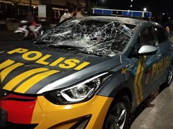 Mahasiswa Perusak Mobil Polres Gowa Serahkan Diri