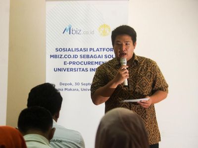 Sosialisasi Platform Mbiz Sebagai Solusi e-Procurement