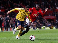 Dengan hasil ini, MU tertahan di posisi 10 klasemen dengan sembilan poin. Sementara Arsenal ada di urutan empat dengan 12 poin. Istimewa/Andrew Yates/Reuters.