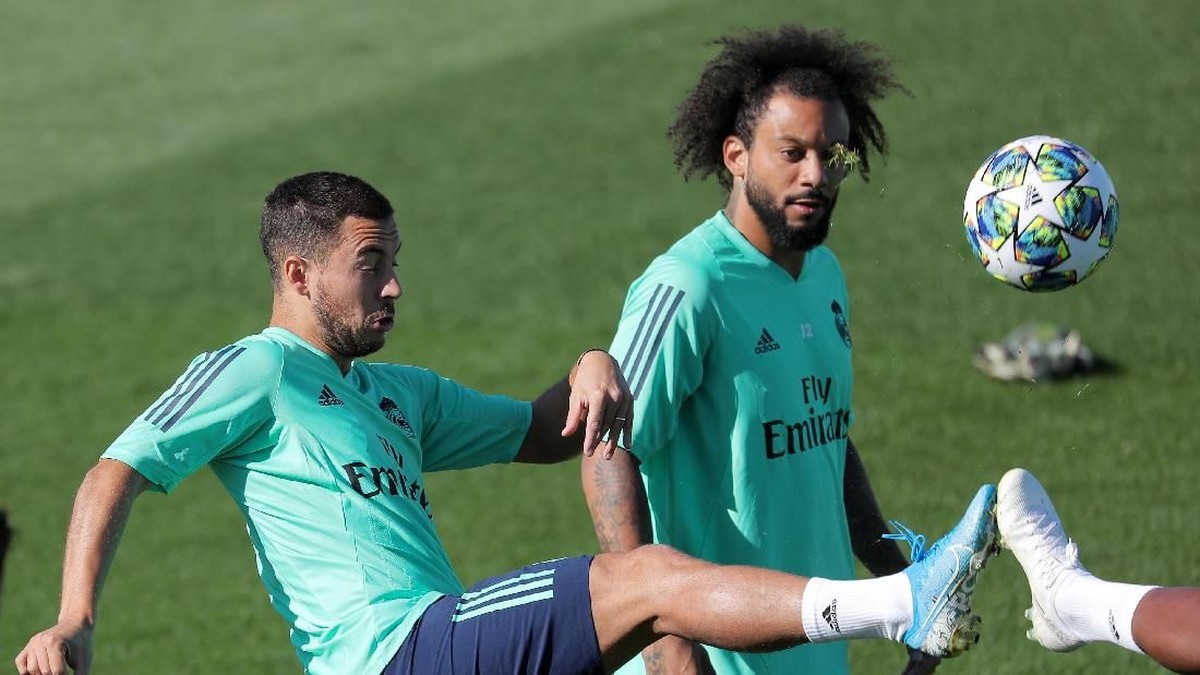 Eden Hazard dan Marcelo starter di laga Real Madrid vs Club Brugge (Juan Medina/Reuters)