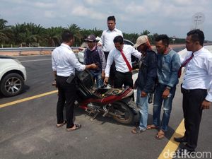 Polisi Tangkap 3 Pemalak Sopir Truk di Proyek Tol Palembang-Lampung
