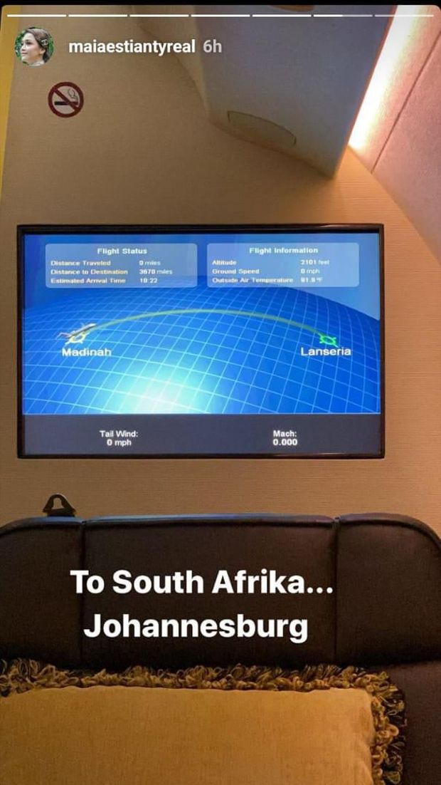 Bukan Kaleng-Kaleng, Maia Estianty Lanjut Liburan ke Afrika usai Umroh