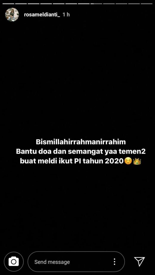 Instagram Story Rosa Meldianti