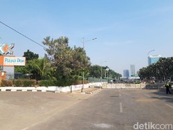 Jelang Pelantikan Anggota DPR, Jalan Depan Kompleks Parlemen Ditutup
