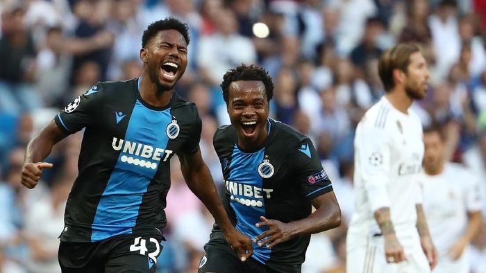Club Brugge ungguli Real Madrid 2-0 di babak pertama (REUTERS/Jon Nazca)