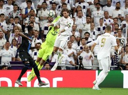 Kini, Madrid sementara menjadi juru kunci Grup A dengan baru mendulang satu poin. Pasukan Zinedine Zidane berada di bawah PSG (6), Club Brugge (2), dan Galatasaray yang juga meraih satu poin, namun wakil Turki masih unggul selisih gol. REUTERS/Sergio Perez.