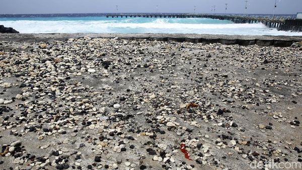 Pascagelombang Tinggi, Jalan di Miangas Penuh Bebatuan dan Karang