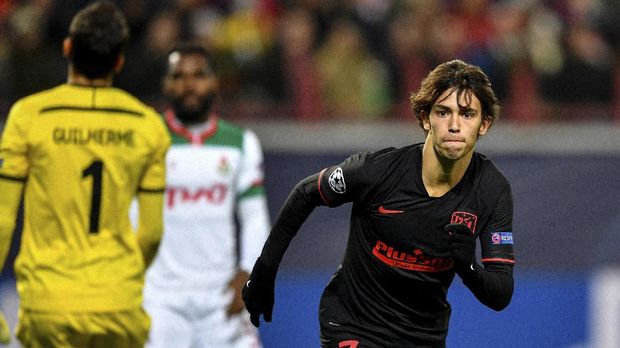 Joao Felix cetak satu gol ke gawang Lokomotiv Moscow.
