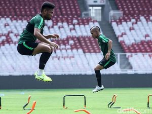 Timnas Latihan Perdana Jelang Hadapi UEA, Empat Pemain Belum Gabung Timnas Latihan Perdana Jelang Hadapi UEA, Empat Pemain Belum Gabung