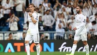 Hanya mampu meraih satu poin, Madrid masih tertahan di posisi buncit grup. REUTERS/Sergio Perez.