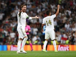 Madrid lantas bangkit di babak kedua setelah Sergio Ramos memperkecil skor di sepuluh menit awal pertandingan. REUTERS/Sergio Perez.