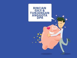 Infografis Gaji dan Tunjangan Anggota DPR