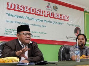 Diskusi Menyoal Pentingnya Revisi UU KPK di Institute PTIQ