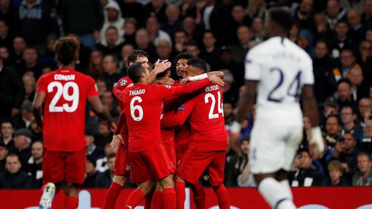 Bayern Munich menang telak 7-2 di kandang Tottenham Hotspur. (Foto: Paul Childs / Action Images via Reuters)
