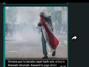 LA Siswa SMK yang Viral Bawa Bendera Saat Demo Segera Disidang LA Siswa SMK yang Viral Bawa Bendera Saat Demo Segera Disidang