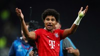 Memainkan laga Grup B di Stadion Tottenham Hotspur, Rabu (2/10/2019) dinihari WIB, gelandang Bayern Serge Gnabry paling bersinar dengan mencetak empat gol. REUTERS/Eddie Keogh.