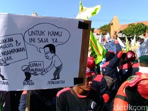 Demo Bubar Usai Tuntutan Buruh Diterima DPRD Jatim