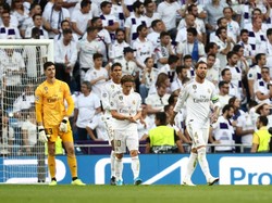 Sempat tertinggal dua gol di babak pertama, El Real harus puas dengan skor 2-2. REUTERS/Sergio Perez.