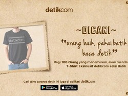 Ini Cara Mendapatkan T-Shirt Eksklusif detikcom Edisi Batik