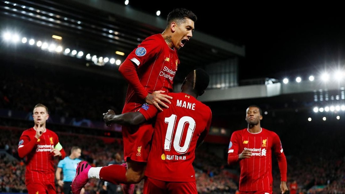 Liverpool cuma garang 30 menit lawan Red Bull Salzburg (Jason Cairnduff/Reuters)