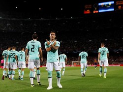 Inter Cetak Gol Pertama di Camp Nou dalam 49 Tahun