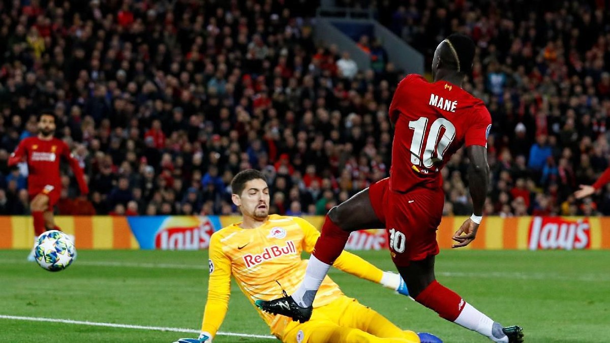 Liverpool ungguli FC Salzburg 3-1 di babak pertama (Jason Cairnduff/Reuters)