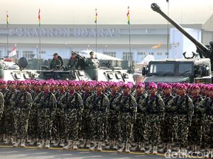 TNI Gelar Geladi Bersih Jelang HUT Ke-74