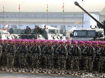 TNI Gelar Geladi Bersih Jelang HUT Ke-74