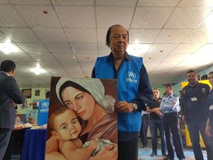 Saat Orang Terkaya RI Beli Lukisan Pengungsi Suriah Rp 2,4 Juta Saat Orang Terkaya RI Beli Lukisan Pengungsi Suriah Rp 2,4 Juta