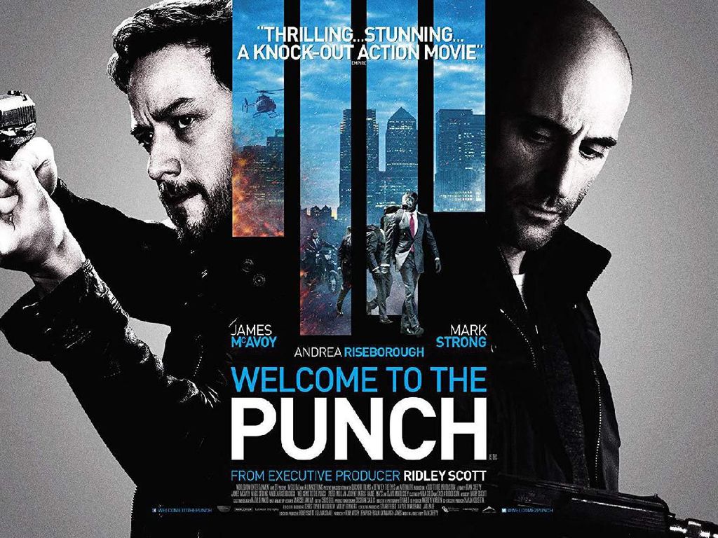 Sinopsis Welcome to the Punch, Dibintangi James McAvoy dan Mark Strong