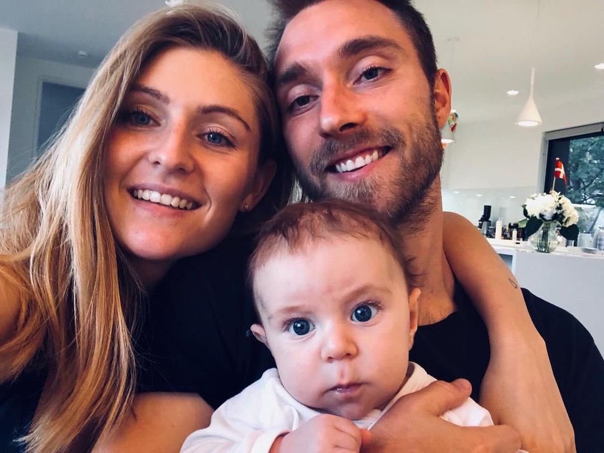 Christian Eriksen dan istrinya yang digosipkan selingkuh dengan Jan Vertonghen (Instagram chriseriksen8)