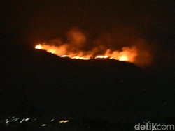 Hutan Gunung Arjuno-Welirang Kembali Terbakar