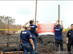 KLHK Segel Perusahaan Tebu di Sumsel Terkait Karhutla