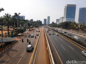 Tak Ada Demo, Lalu Lintas di Depan DPR Lancar