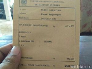 Rincian Pendapatan Bupati Banjarnegara yang Slip Gajinya Viral di Medsos