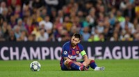 Lionel Messi membuat comeback gemilang dari cedera dengan membawa Barcelona menang 2-1 dari Inter Milan. La Pulga menjadi motor serangan Blaugrana berkat aksinya membuat 10 dribel sukses dan empat tembakan sepanjang laga. (Foto: Alex Caparros/Getty Images)