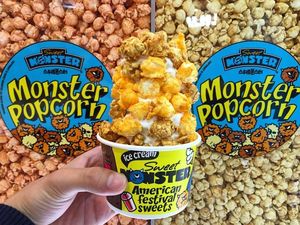 Es Krim Lembut Topping Popcorn yang Creamy Manis Ada di Sini