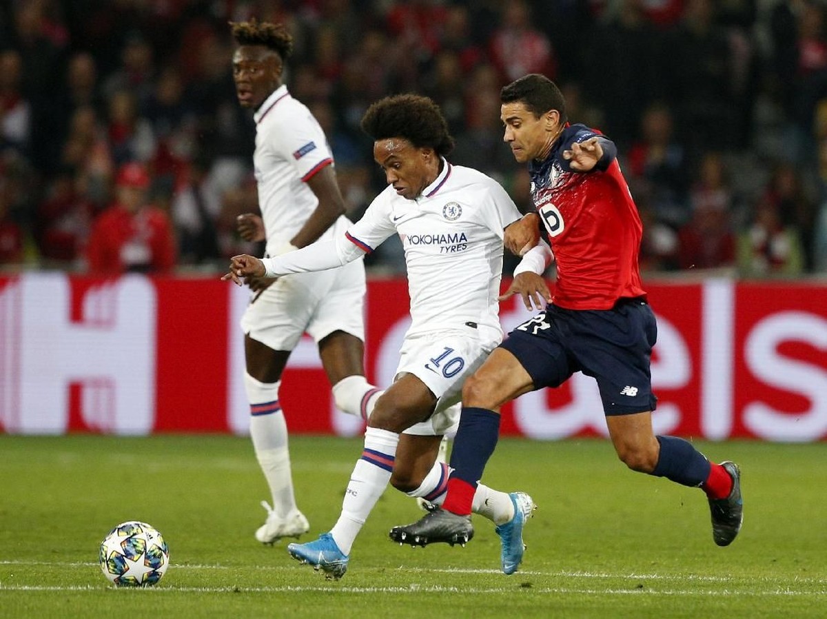 Chelsea menang 2-1 atas Lille di matchday kedua Grup H Liga Champions 2019/2020. (Foto: Michel Spingler/AP Photo)