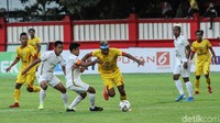 Bhayangkara FC vs PSS digelar di Stadion PTIK, Jakarta, Jumat (4/10/2019).