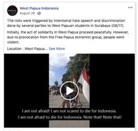 Facebook dan Instagram Hapus Akun Terkait Papua Barat