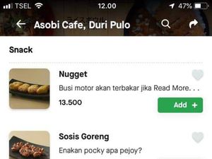 Heboh #mentalbreadtalk hingga Menu Aneh di Aplikasi Ojol Heboh #mentalbreadtalk hingga Menu Aneh di Aplikasi Ojol