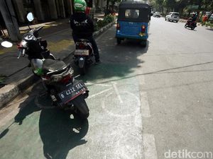 Kring Kring! Terobos Marka Solid Jalur Sepeda Bakal Kena Denda 500 Ribu