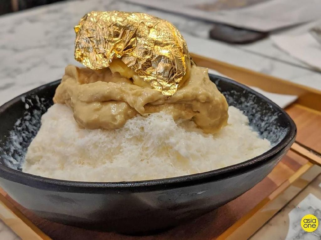 Dessert Khusus Orang Kaya! Durian Musang King Berbalut Emas Dessert Khusus Orang Kaya! Durian Musang King Berbalut Emas