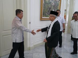 Maruf Amin ke Istana Wapres, Salat Jumat-Makan Bareng JK