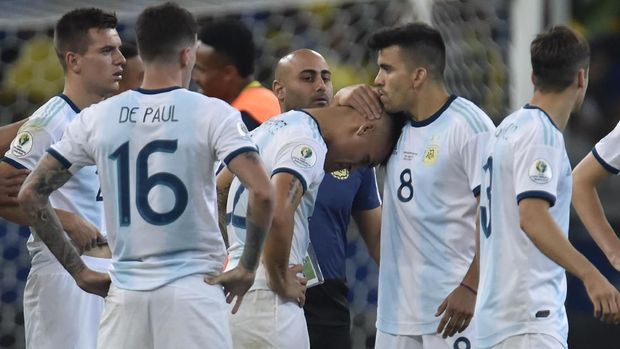 Timnas Argentina gagal juara Copa America 2019 usai disingkirkan Brasil di semifinal.