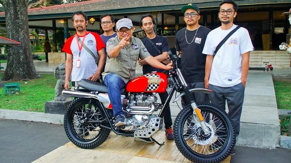 Motor Modif Flat Track Race Ini Disapa Otoseno