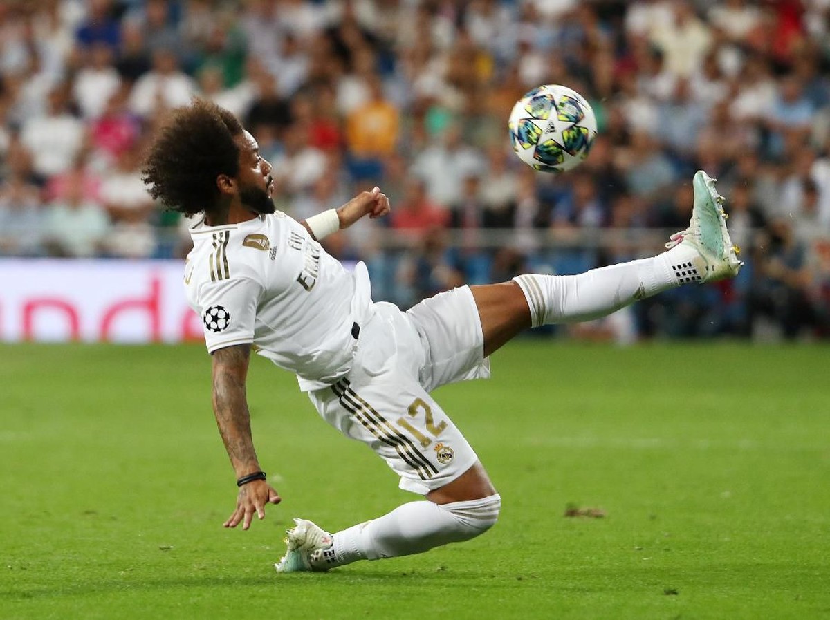 Pemain Real Madrid, Marcelo, menilai Liga Spanyol lebih kompetitif. (Foto: Jon Nazca / Reuters)