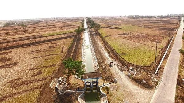 Mengintip Saluran Irigasi Penjaga Hidup 20 Ribu Ha Lahan Pertanian