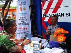 HUT ke-74 TNI, Polri Gandeng BNI Berikan Kado Spesial Bagi Prajurit