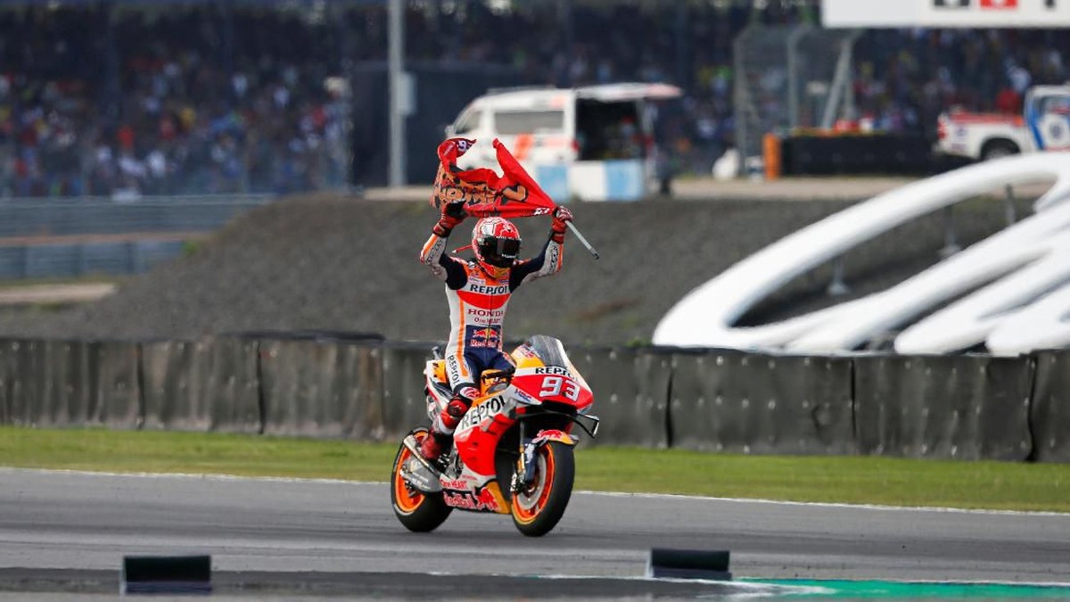Marc Marquez juara dunia MotoGP 2019. (Foto: Soe Zeya Tun/REUTERS)